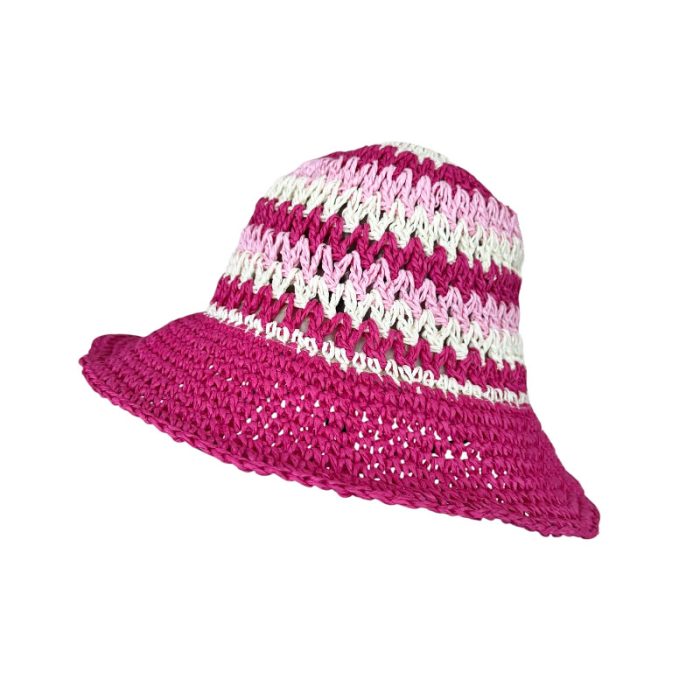 Patterned Colorful Crochet Hat