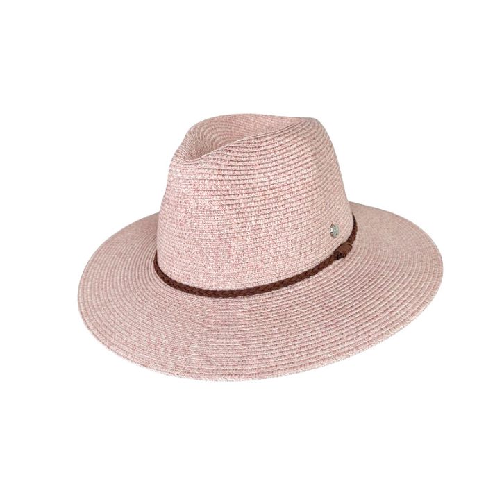 Luxe Packable Fedora Hat with Suede Band Deco
