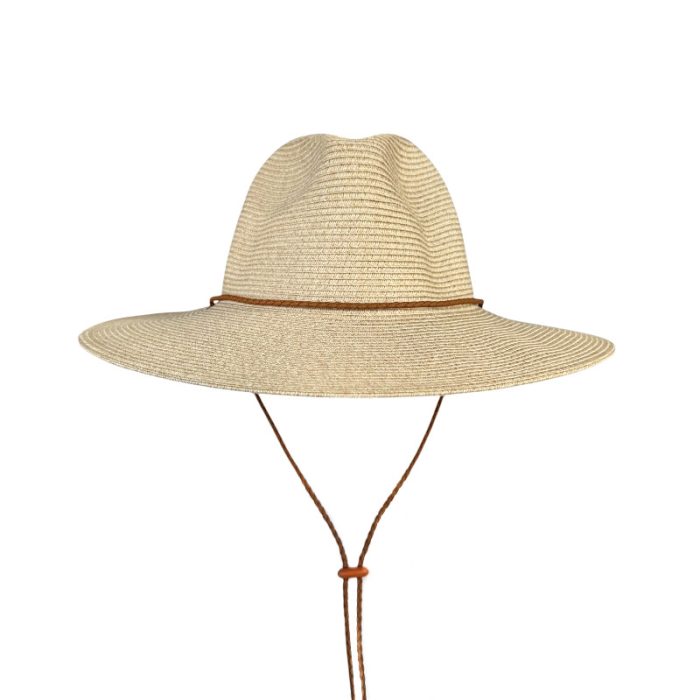 Luxe Packable Fedora Hat with Chin Cord