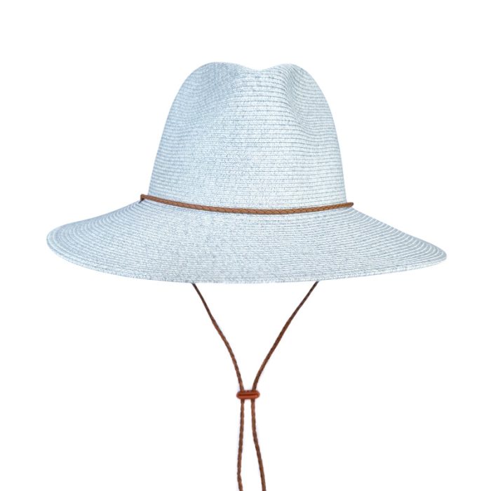 Luxe Packable Fedora Hat with Chin Cord