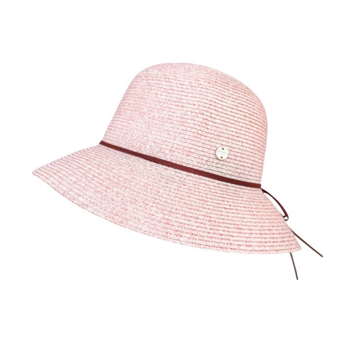 Foldable Floppy Hat with Suede Band Deco