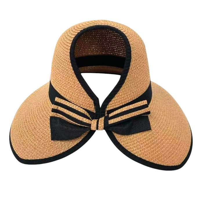 Ponytail Hat with Bow Tie