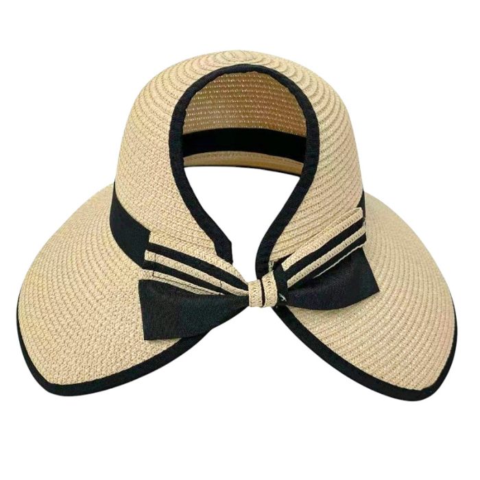 Ponytail Hat with Bow Tie