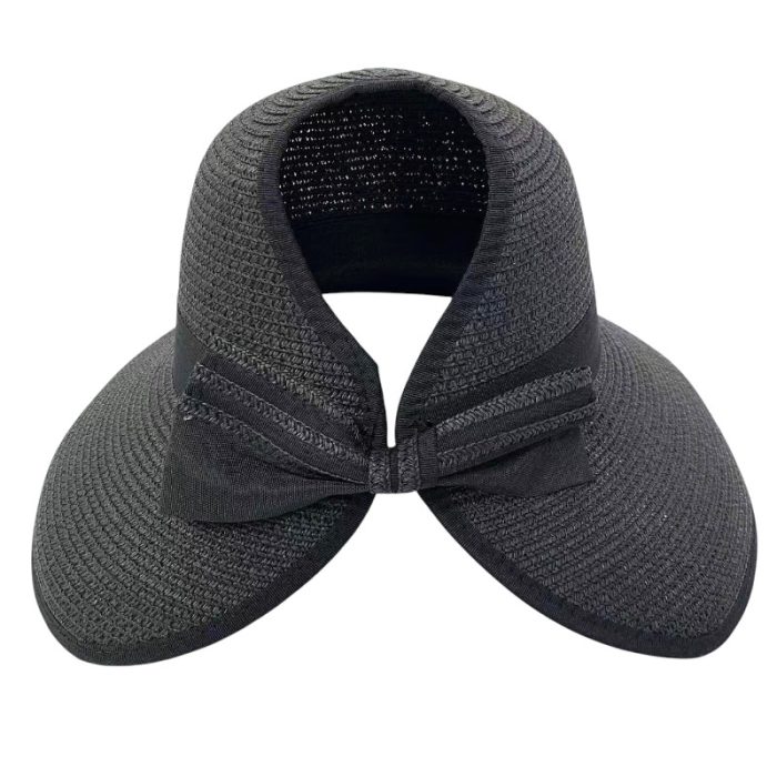 Ponytail Hat with Bow Tie