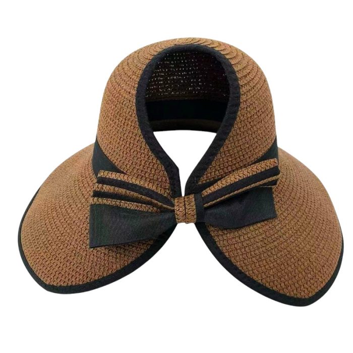 Ponytail Hat with Bow Tie