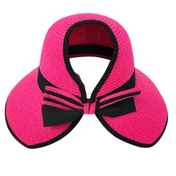 Ponytail Hat with Bow Tie
