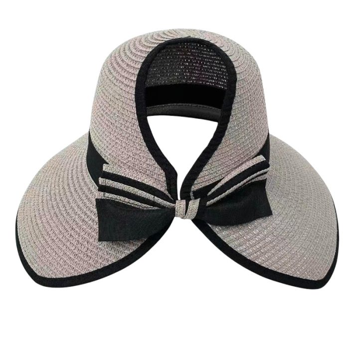 Ponytail Hat with Bow Tie