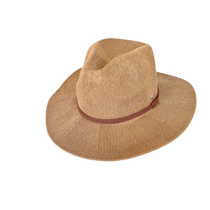 UPF50+ Foldable Fedora Hat with Lining