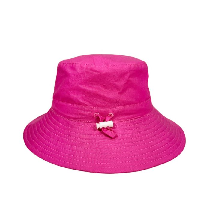 Kids Cotton Hat with Adjustable Toggle and Chin Cord - Image 2