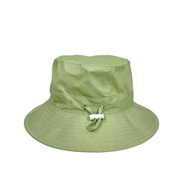 Kids Cotton Hat with Adjustable Toggle and Chin Cord - Image 2