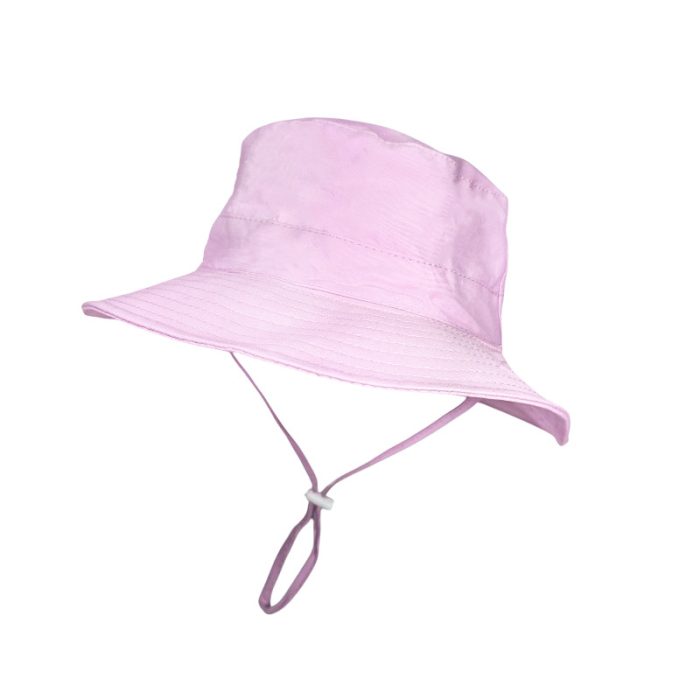 Kids Cotton Hat with Adjustable Toggle and Chin Cord