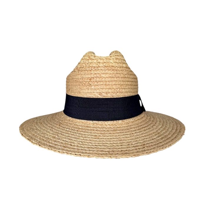 Flat-Brimmed Cattleman Raffia Hat