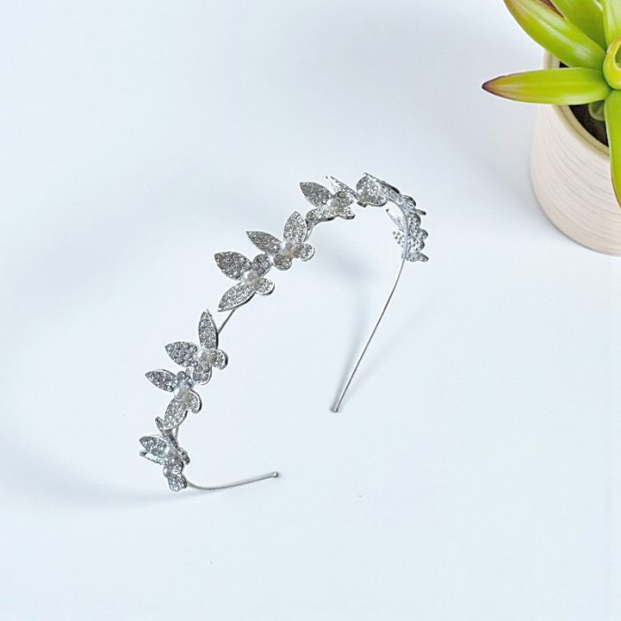 Luxe Metal Hair Crown - Butterfly