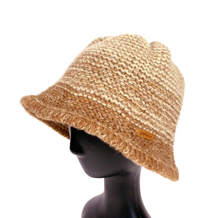 Cute Knitted Gradient Bucket Hat